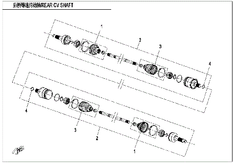 REAR CV SHAFT
