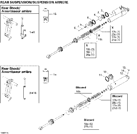 08- Take Apart Shock, Rear 2, BLIZZARD