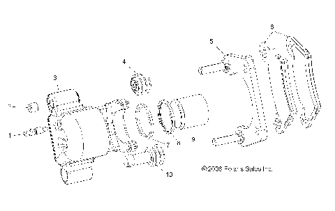 BRAKE CALIPER, REAR - R07RF68AD/AF (4999203249920324C04)