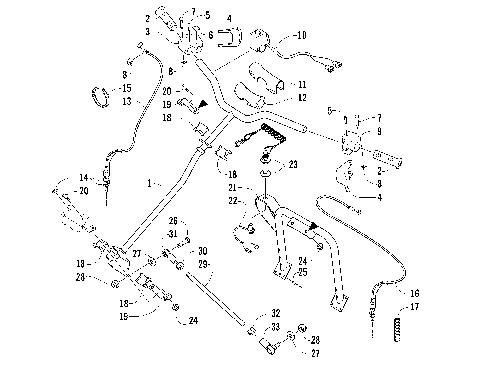 STEERING POST AND TIE ROD ASSEMBLY [83434]
