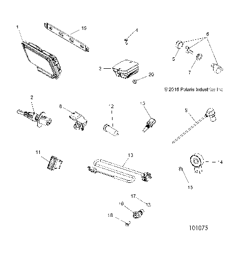 ELECTRICAL, SWITCHES, SENSORS, ECU and CONTROL MODULES - A17SXE95NL (101075)