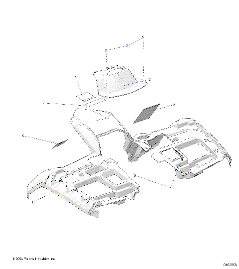 BODY, FRONT CAB and COVER - A26SYE85AL (C102693)