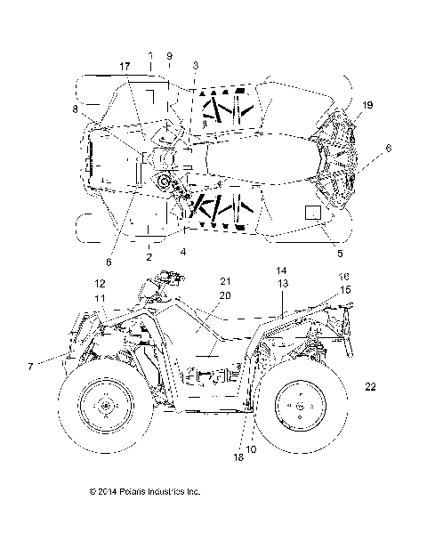 BODY, DECALS - A15SVA85HD (49ATVDECAL15850MD)