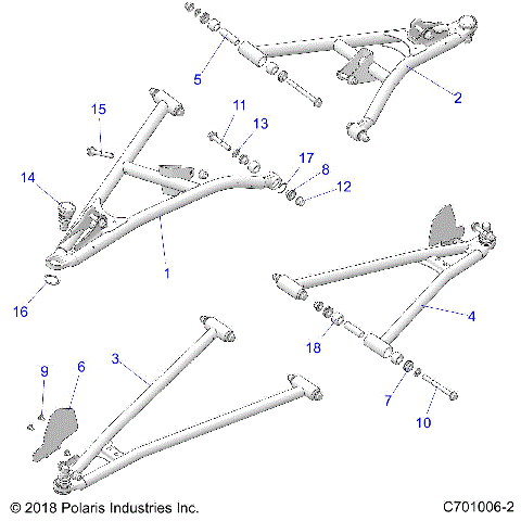 SUSPENSION, FRONT CONTROL ARMS - Z21NAR99AN/BN (C701006-2)