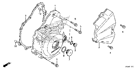 LEFT CRANKCASE COVER