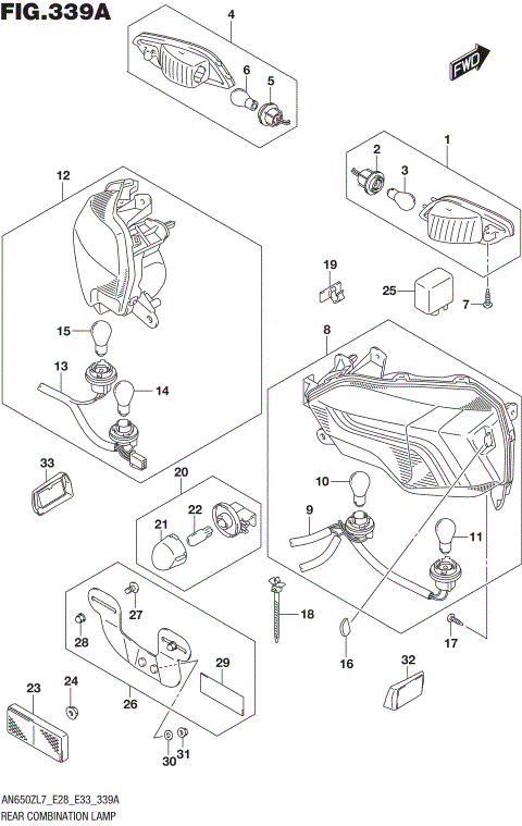 REAR COMBINATION LAMP
