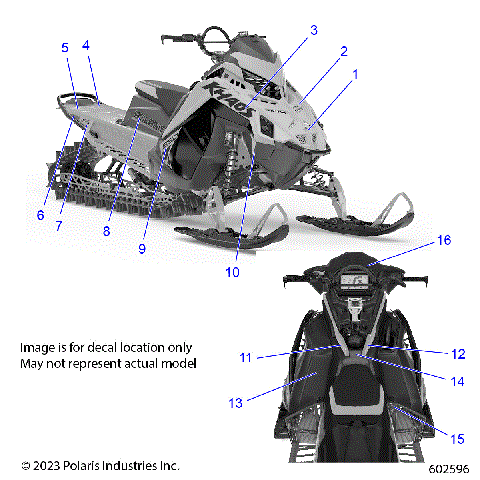 BODY, DECAL, BLACK SIDE PANEL W/ GRAY ACCENT - S24TFG8RS/8RE (602596)