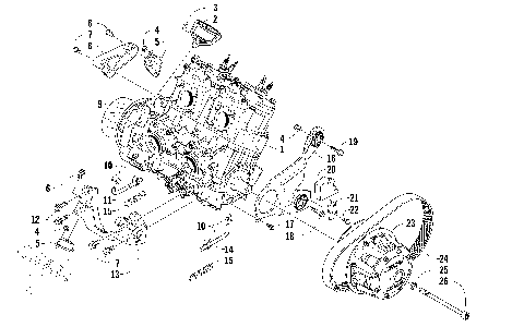 ENGINE AND RELATED PARTS [86707]