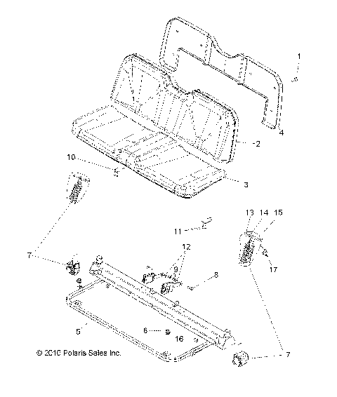 BODY, SEAT - R11RH45AG/AH/AR (49RGRSEAT11400HO)