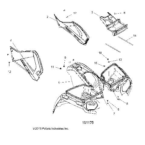 BODY, FRONT CAB and SIDE PANELS - A19SEF57D5 [101175]