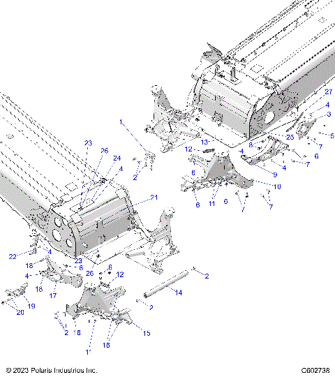 CHASSIS, BULKHEAD ASM. - S25AJT6REL (C602378)