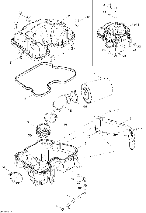 02- Air Intake Silencer