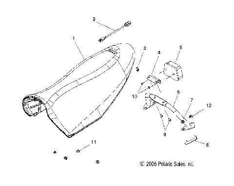 SEAT and TAILLIGHT - S07PC7JS/JE (49SNOWSEAT07DRGN)