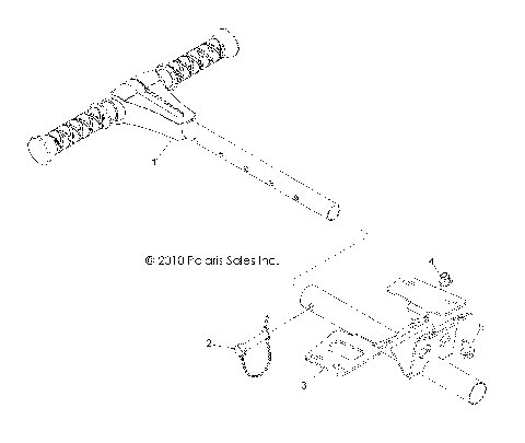 BODY, GRAB BAR, PASSENGER - R11VE76AC/AD/AT/AW/AZ (49RGRGRABBAR11RZRS)