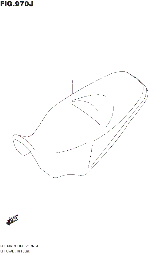 OPTIONAL (HIGH SEAT) (DL1000XAL9 E33)