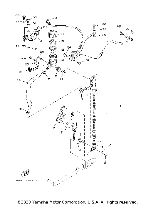 REAR MASTER CYLINDER