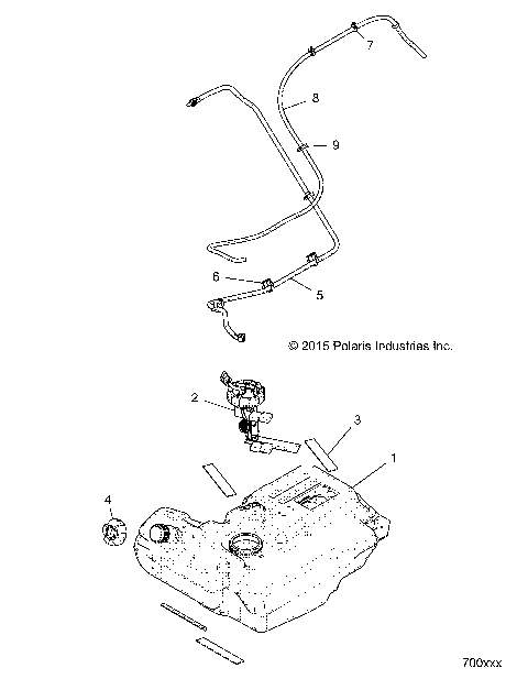 BODY, FUEL TANK - R18RGE99BM/BB/B7/KBS/UB9/UBG (700802)