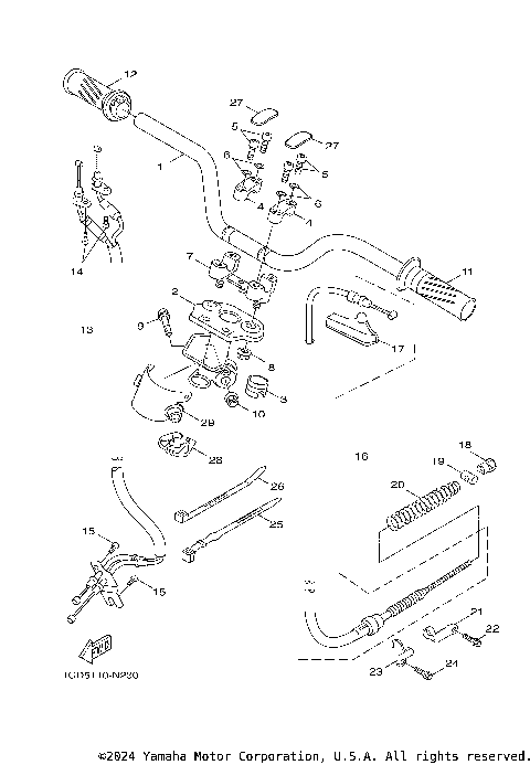 STEERING HANDLE CABLE