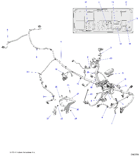 ELECTRICAL, MAIN WIRE HARNESS - A24SEE57A1/A3/A6/A9 (C102758)