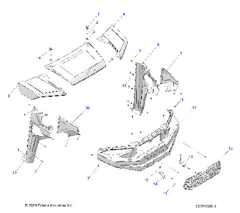 BODY, HOOD, and FRONT FENDERS - R22M4U57B5 (C0705335-3)