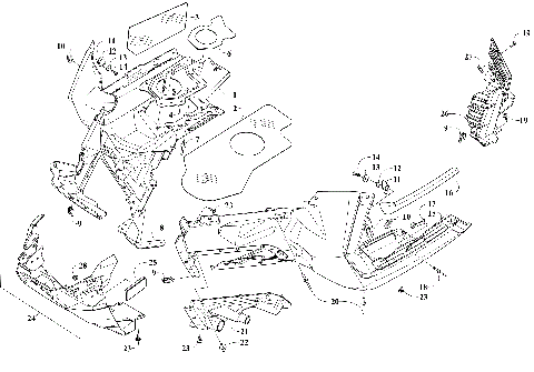SKID PLATE AND FOOTWELL ASSEMBLIES [111088]