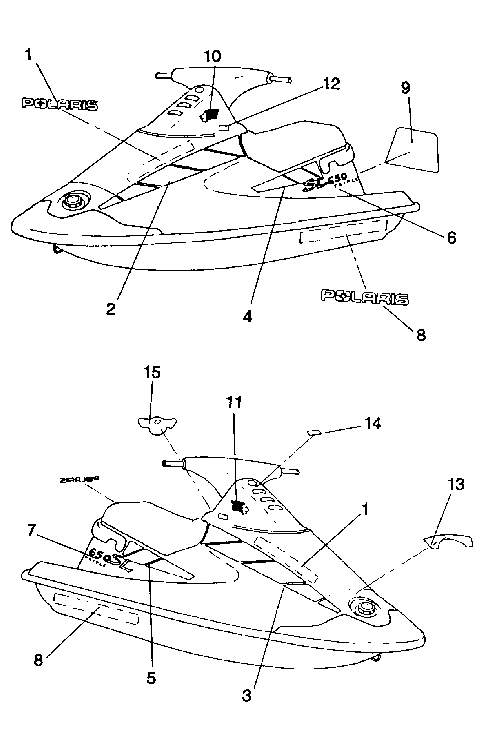 DECALS SL 650/B924058 (4922922292003A)