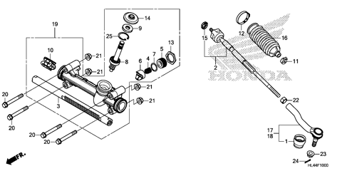 STEERING GEAR BOX@TIE ROD
