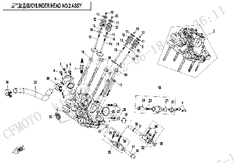 CYLINDER HEAD NO.2 ASSY
