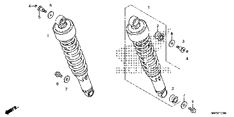 REAR SHOCK ABSORBER