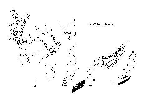 BUMPER MOUNTING - A07MH68AX/AY/AZ (4999200299920029A06)