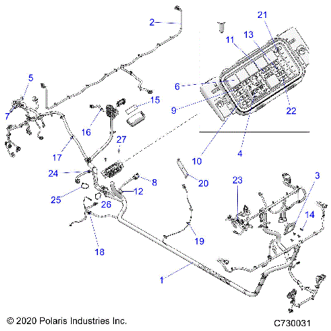 ELECTRICAL, WIRE HARNESS - R21T6U99AP/AG/BP/BG (C730031)