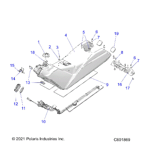 FUEL SYSTEM, FUEL TANK ASM. - S22TKV8RS ALL OPTIONS (C601867)