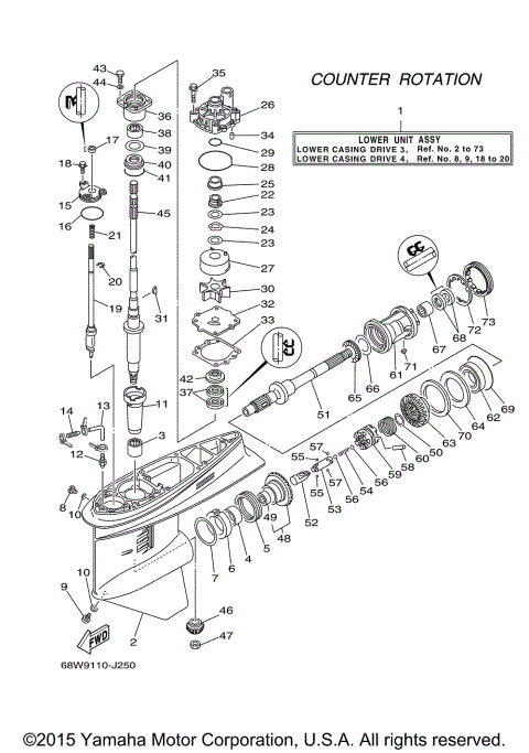 LOWER CASING DRIVE 3