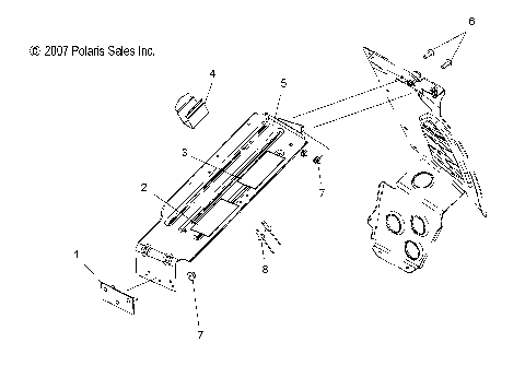 CHASSIS, CLUTCH GUARD - S08PK6FS/FE/PM6FS/FE (49SNOWCLUTCHGUARD08600RMK)
