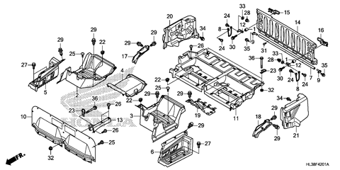 BED PLATE@REAR GATE (2)