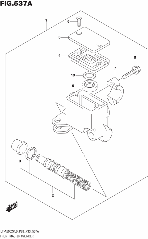 FRONT MASTER CYLINDER