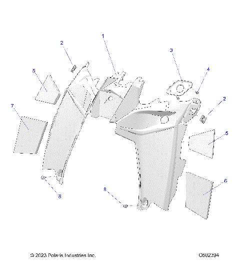 BODY, CONSOLE - S24CEU5TSL (C602394)
