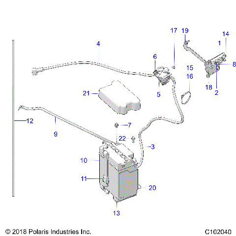 ELECTRICAL, BATTERY - A19SEA57F1/SEE57F1/SEE57F2 (101376)