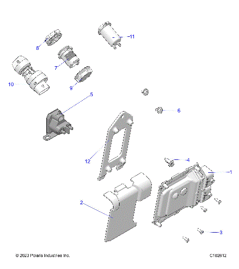 ELECTRICAL, SWITCHES, SENSORS and ECM - A26SDZ57AB (C102612)