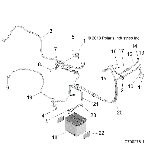 ELECTRICAL, BATTERY - Z21NAR99AN/BN (C700276-1)