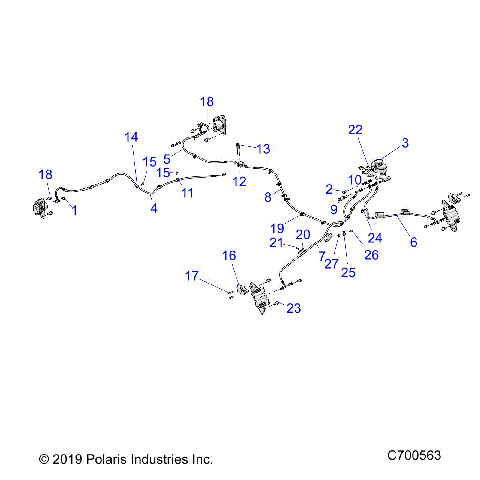 BRAKES, BRAKE LINES AND MASTER CYLINDER - R20RRY99A9/AA/AF/AP/AX/B9/BA/BF/BP/BX (C700563)