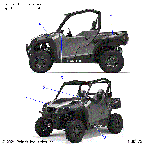 BODY, DECALS - G21GAP99AM/BM (900273)