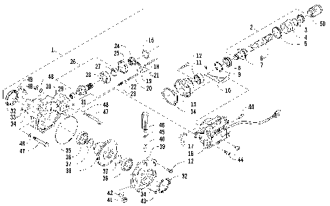 FRONT DRIVE GEARCASE ASSEMBLY [85605]