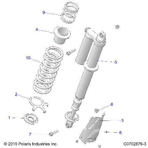 SUSPENSION, REAR SHOCK MOUNTING, STANDARD/PREMIUM - Z22RAC92AF (C0702879-3)