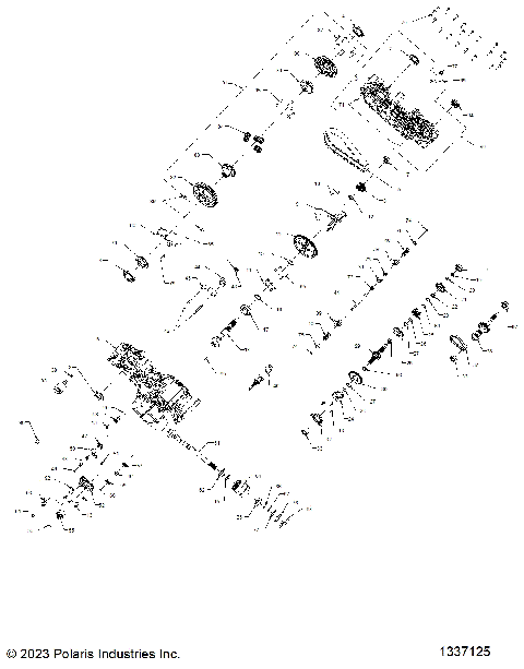 DRIVE TRAIN, MAIN GEARCASE - A25SWE57AL (1337125)