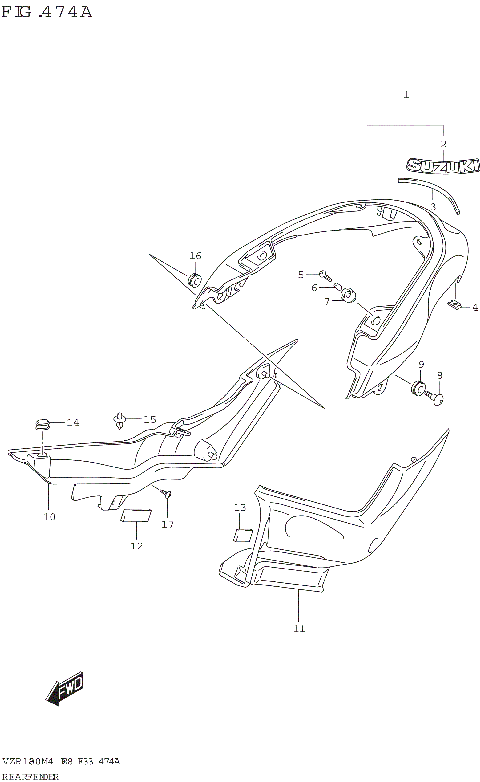 REAR FENDER (VZR1800)