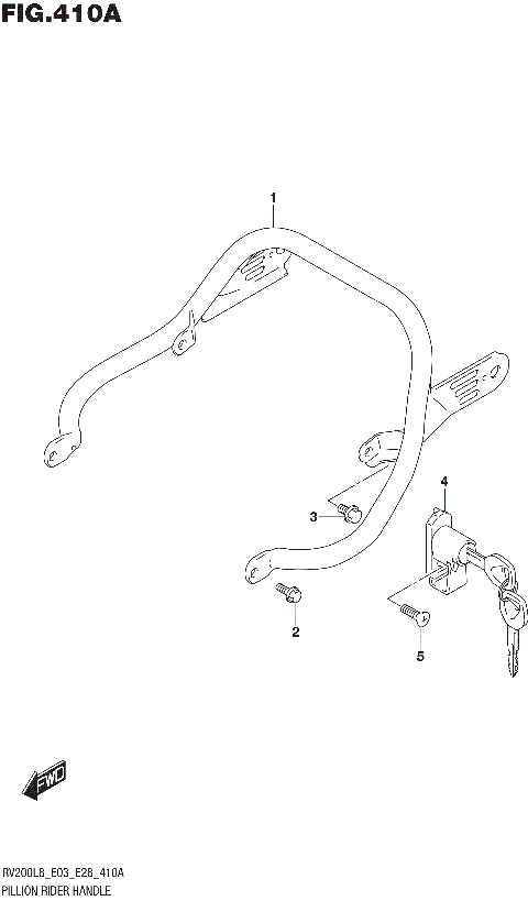 PILLION RIDER HANDLE