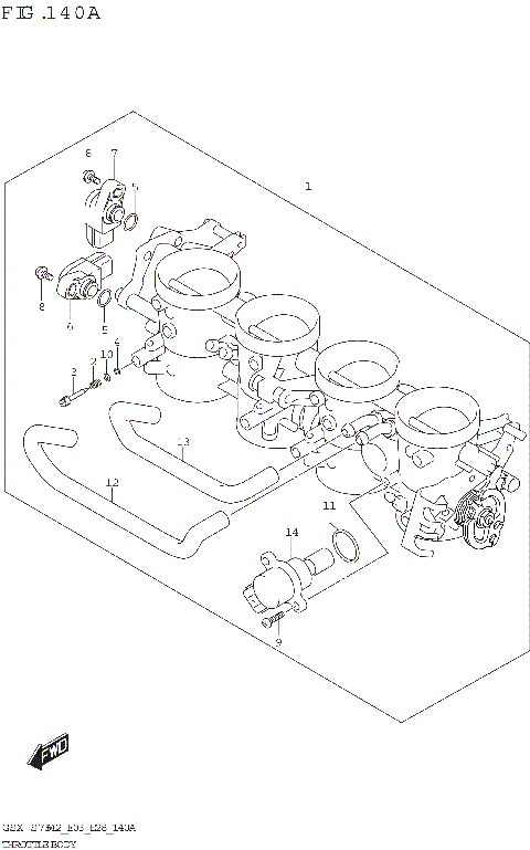 THROTTLE BODY (E03,E28)