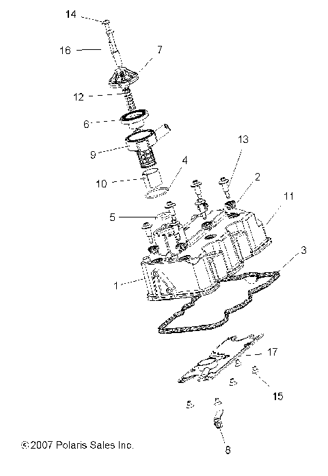 ENGINE, VALVE COVER - A09ZX85FS/CFS (49ATVVALVE09Q60)