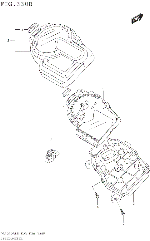 SPEEDOMETER (DL1000AL5 E28)
